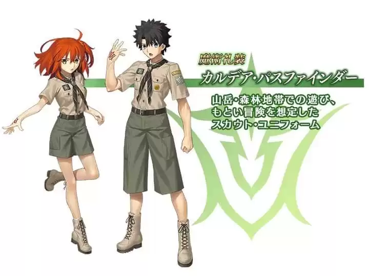 Kostum Baru Berupa Baju Pramuka di Game FGO