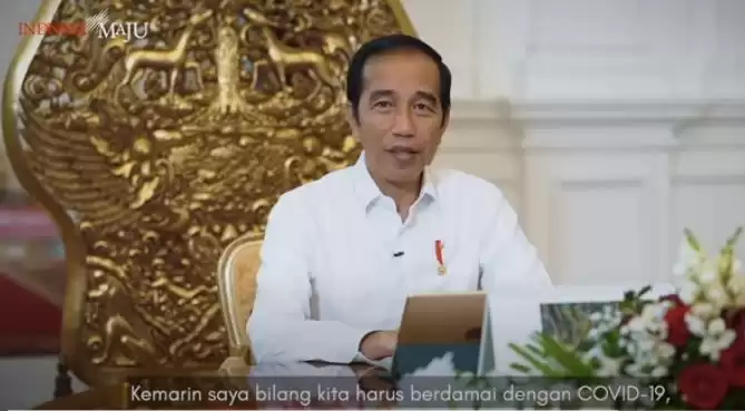 Presiden Jokowi: Berdamai Dengan Covid-19 Bukan Berarti Menyerah