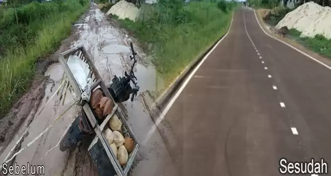 Hitungan Jam Jalanan Rusak Disulap Jadi Mulus Oleh Agoes Satria Member Photoshop Indonesia