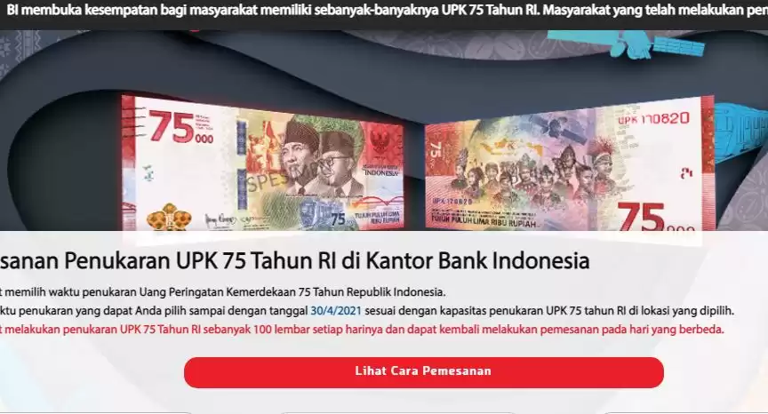 Kebijakan Baru, Sekarang Satu KTP Bisa Tukar Uang 75 Ribu Hingga Seratus Lembar Ikuti Panduannya