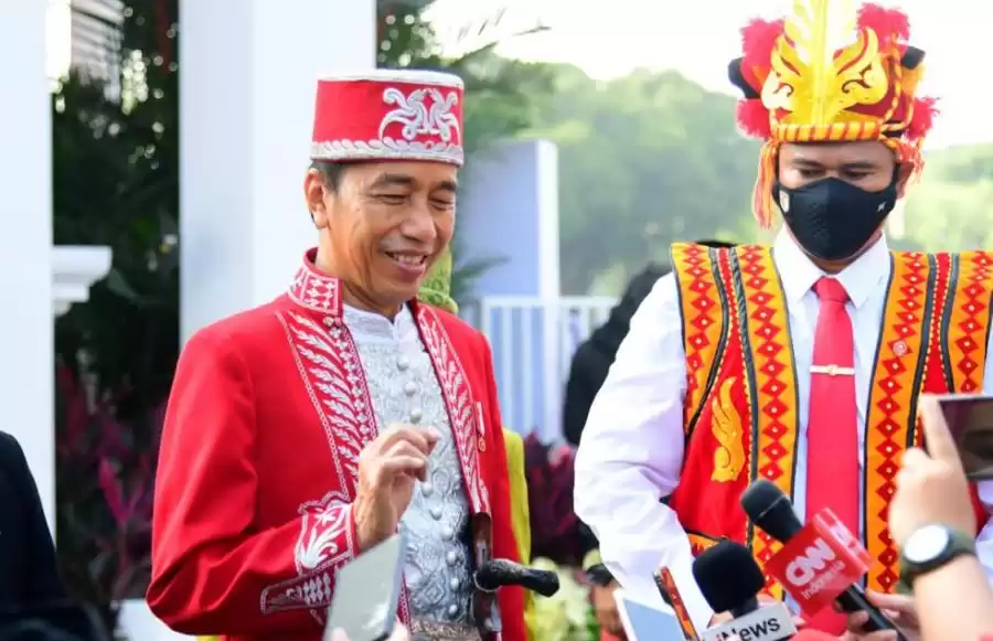 Pakaian Adat Yang Dipakai Presiden Jokowi Saat Upacara HUT RI 77