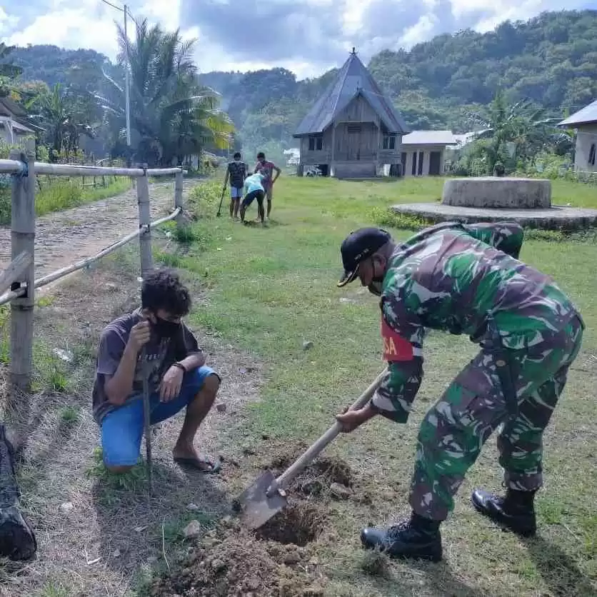 Melestarikan Lingkungan, PM Kapernaum Menanam Pohon Flamboyan