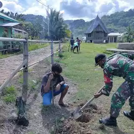 Melestarikan Lingkungan, PM Kapernaum Menanam Pohon Flamboyan