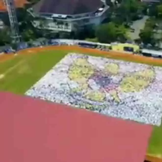 Footage Puzzle Raksasa di PMB Universitas Negeri Malang Bikin Trending #UniversitasNegeriMalang