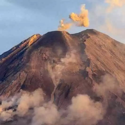 Video Aktivitas Vulkanik Kondisi Gunung Semeru Terkini