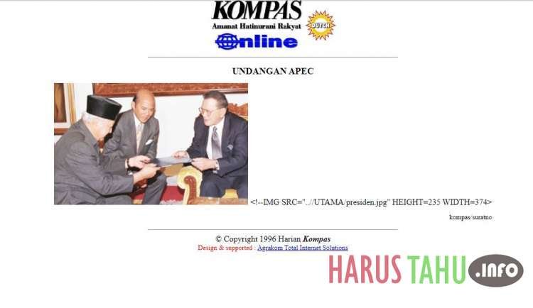 Ini Penampakan Situs Portal Berita Indonesia Saat Pertama Kali Diluncurkan, Simple Banget!