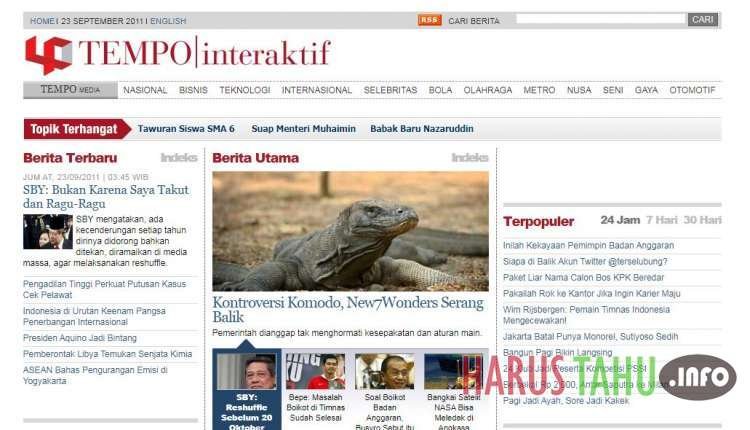 Ini Penampakan Situs Portal Berita Indonesia Saat Pertama Kali Diluncurkan, Simple Banget!