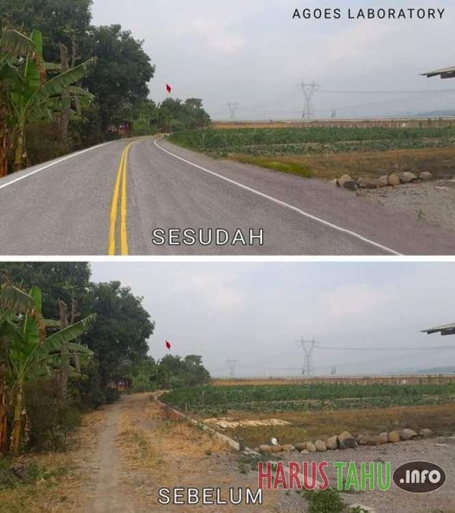 Hitungan Jam Jalanan Rusak Disulap Jadi Mulus Oleh Agoes Satria Member Photoshop Indonesia