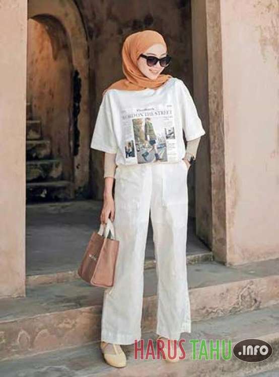 Potret 4 Fashion Jilbab Casual Yang Bikin Kamu Terlihat Kece